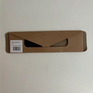 Away Travel Black Leather Luggage Tag